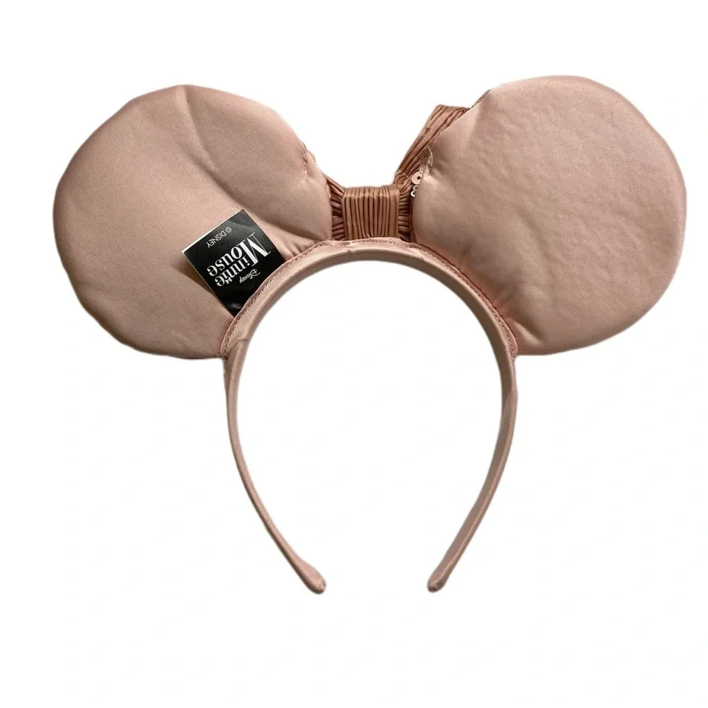 Disney Minnie Mouse Ears Headband - Brown Bow with Sequin Brown Ears